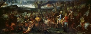 Alexander en Porus, bij de Slag om Hydaspes, c.1673