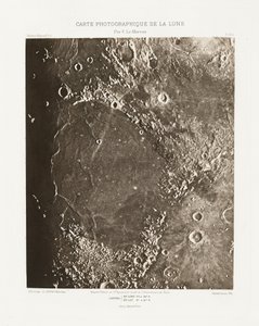 Carte photographique de la lune, planche IX.A (Fotografische Kaart van de Maan, plaat IX.A),21 oktober door Charles le Morvan
