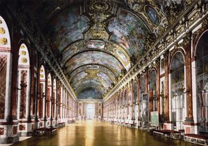 Spiegelzaal in Versailles door Charles & Le Vau Louis (1612 70) Le Brun