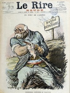 Een harige achterkant: Clemenceau, loopgravenreiniger. Omslag 