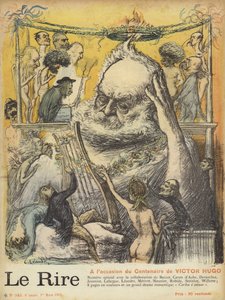 Eeuwfeest van de geboorte van Victor Hugo, illustratie voor Le Rire
