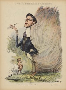 Francis de Croisset, Franse toneelschrijver, romanschrijver en librettist. Illustratie voor Le Rire