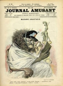 Illustratie van Charles Leandre (1862-1934) voor de omslag van Le Journal Fun