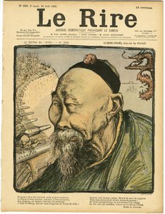 Illustratie van Charles Leandre (1862-1934) voor de omslag van Le Lire door Charles Leandre