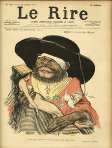 Illustratie van Charles Leandre (1862-1934) voor de Omslag van Le Lire door Charles Leandre