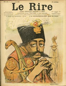 Illustratie van Charles Leandre (1862-1934) voor de Omslag van Le Rire door Charles Leandre
