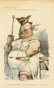 Illustratie van Charles Leandre (1862-1934) voor de omslag van Le Rire door Charles Leandre