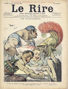 Illustratie van Charles Leandre (1862-1934) voor de omslag van Le Rire door Charles Leandre