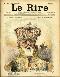 Illustratie van Charles Leandre (1862-1934) voor de omslag van Le Rire door Charles Leandre