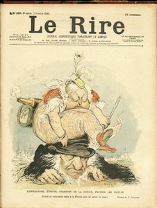 Illustratie van Charles Leandre (1862-1934) voor de omslag van Le Rire
