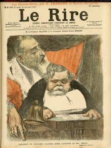 Illustratie van Charles Léandre (1862-1934) voor de omslag van Le Rire door Charles Leandre
