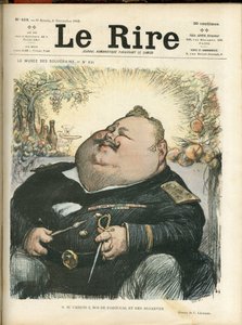 Illustratie van Charles Leandre (1862-1934) voor de omslag van Le Rire, nr. 418 door Charles Leandre