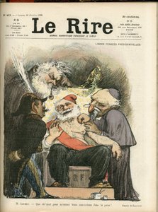 Illustratie van Charles Leandre (1862-1934) voor de omslag van Le Rire, nr. 415 door Charles Leandre