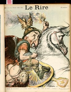 Illustratie van Charles Leandre (1862-1934) voor de omslag van Le Rire, nr. 58 door Charles Leandre