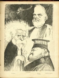 Illustratie van Charles Leandre (1862-1934) in Le Lire door Charles Leandre