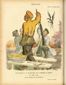 Illustratie van Charles Leandre (1862-1934) in Le Rire door Charles Leandre