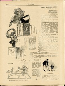 Illustratie van Charles Leandre (1862-1934) in Le Rire door Charles Leandre