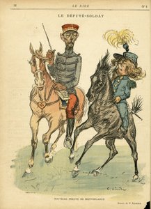 Illustratie van Charles Leandre (1862-1934) in Le Rire door Charles Leandre
