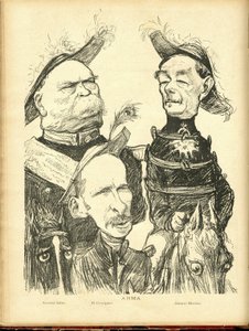 Illustratie van Charles Leandre (1862-1934) in Le Rire door Charles Leandre