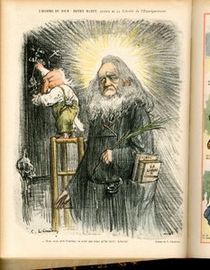 Illustratie van Charles Léandre (1862-1934) in Le Rire, nr. 67 door Charles Leandre
