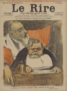 M Le President Fallieres en Le Procureur General Octave Bernard, Illustratie voor Le Rire