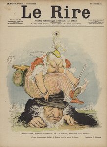 Koningin Victoria, Illustratie voor Le Rire