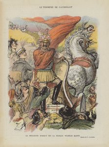 Satire op de Marokkaanse crisis van 1905. Illustratie voor Le Rire