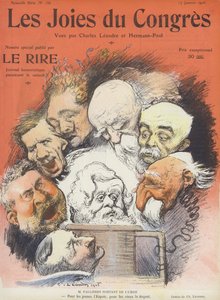 De vreugden van het congres. Illustratie voor Le Rire
