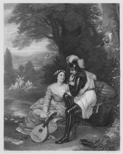 Gaston De Foix (gravure) door Charles Lock (after) Eastlake