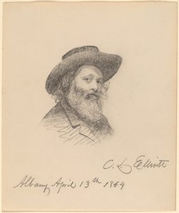 Portret van de Kunstenaar Asa W. Twitchell door Charles Loring Elliott