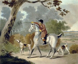 Push Him Tom Boy, uit The Pytchley Hunt (gegraveerd door F. Jukes)