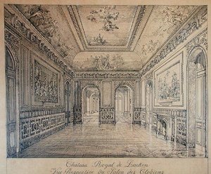 De Salon des Clodions in het Koninklijk Paleis van Laken
