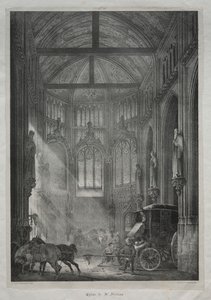 Kerk van St. Nicolaas, Rouen door Charles Louis Lesaint