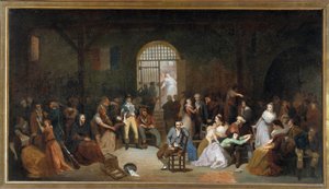 De oproep van de laatste slachtoffers van terreur in de gevangenis van Saint Lazarus in juli 1795