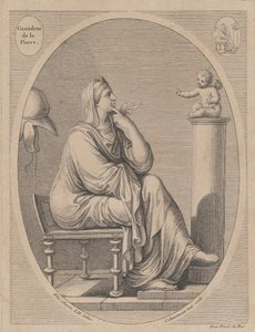 Grandeur de la pierre, naar Eliz. Cheron, 1665-1728