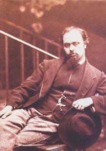 Dante Gabriel Rossetti door Charles Lutwidge (1832 98) Dodgson