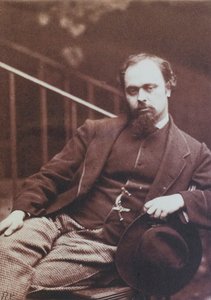 Dante Gabriel Rossetti, gefotografeerd door Lewis Carroll door Charles Lutwidge (1832 98) Dodgson