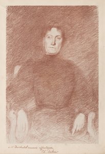 Zittende vrouw door Charles Marie Dulac