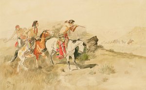 Aanval op de Muilezeldrijvers, ca. 1895