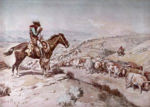 Veedrijver door Charles Marion Russell