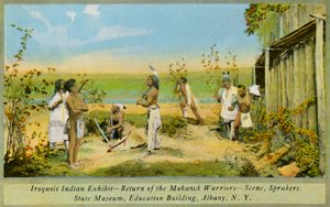 Iroquois Indianen Tentoonstelling, Staatsmuseum, Albany