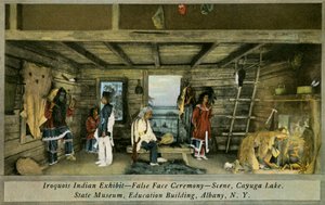 Iroquois Indianen Tentoonstelling, Staatsmuseum, Albany