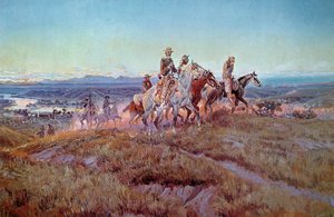 Ruiters van de Open Range door Charles Marion Russell