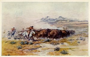 De Buffeljacht door C. M. Russell