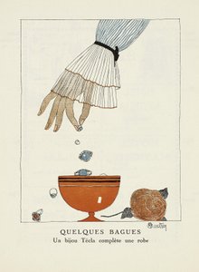 Advertentie voor "Tecla", uit Gazette de Bon Ton, gepubliceerd 1920