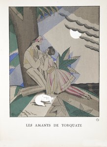 Les Amants de Torquate, uit een Collectie van Modeplaten, 1921
