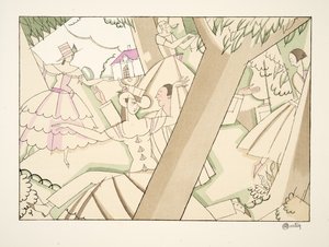 Les Quatre Coins uit Sports & Divertissements, uitgegeven 1914 door Charles Martin