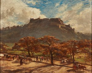 Kasteel van Edinburgh door Charles Martin Hardie