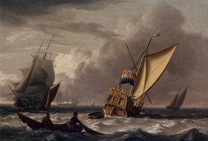 Een Nederlandse Admiraliteitsjacht en andere Schepen