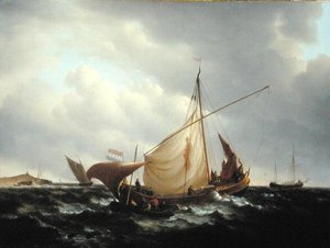 Nederlandse Boot die naar Zee Gaat